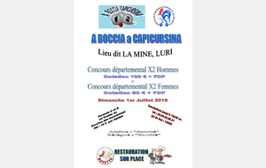 A boccia Capicursina (X2)